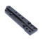 Pièce usinée en aluminium anodisé noir